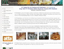Tablet Screenshot of dttimber.com.au